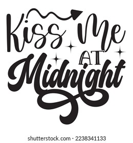 Happy New Year T-Shirt Design, Vector File.