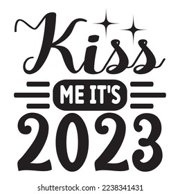 Happy New Year T-Shirt Design, Vector File.