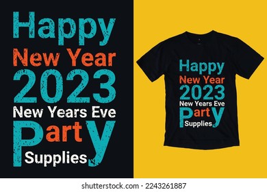 Happy New Year T-Shirt Design 