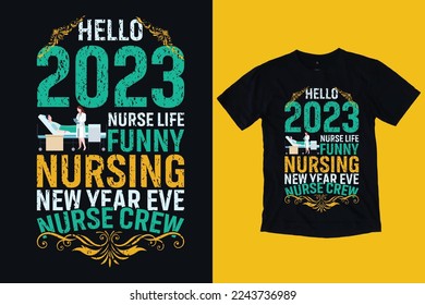 Happy New Year T-Shirt Design