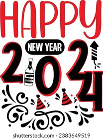 Happy New Year,  T-shirt design