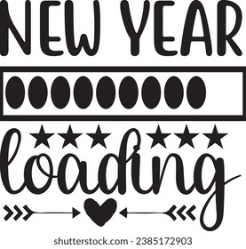 Happy New Year T-shirt design 