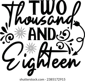 Happy New Year T-shirt design 