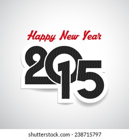 Happy New Year type design