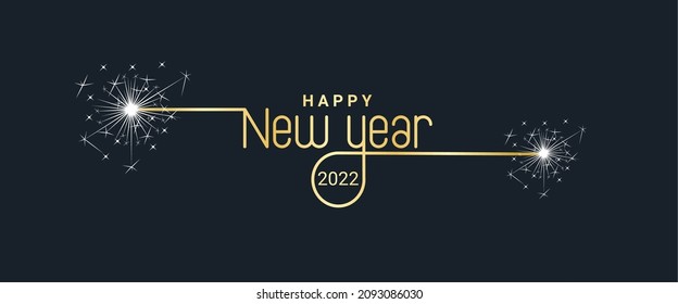 Happy New Year Typography. Celebration template design. happy new year poster, banner or card.