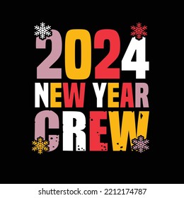 HAPPY NEW YEAR TYPOGRAPHY DESIGN AND T SHIRT 
