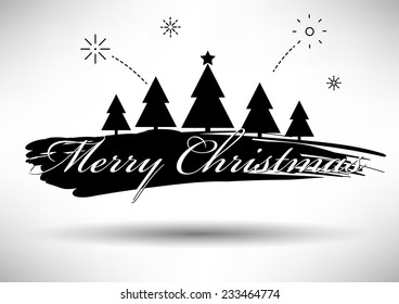 Happy New Year Typography Design 