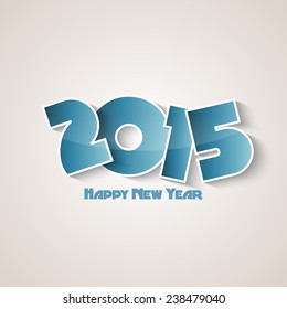 Happy New Year Typografie-Design