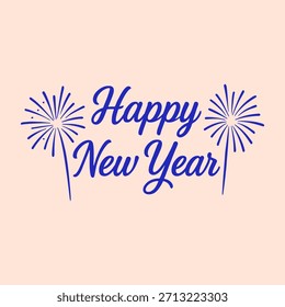 Diseño de tipografía de feliz año nuevo