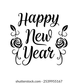 Happy New Year Typography Designs