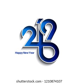 Happy New Year Vector 2019
