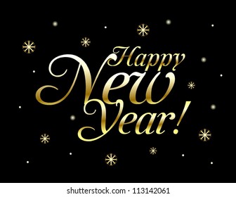Happy New Year. Vector