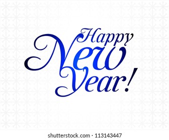 Happy New Year. Vector