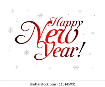 Happy New Year. Vector