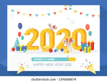 HAPPY NEW YEAR - VECTOR