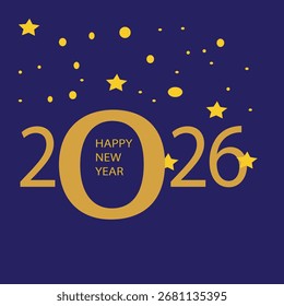 A Happy New Year Vector