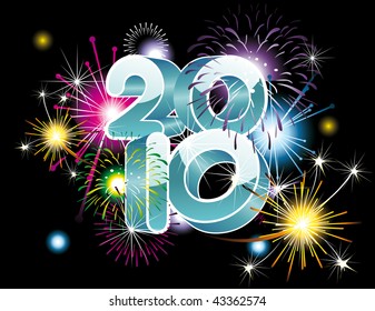 happy new year vector