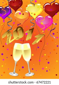happy new year - vector