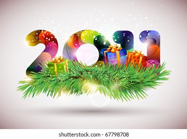 Happy New year vector