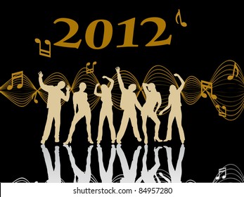 happy new year - vector