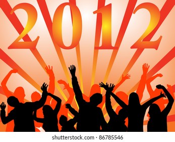 happy new year - vector