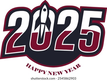 Happy new year vector art