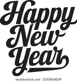 happy new year vector art 