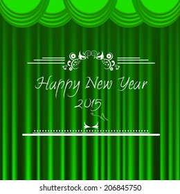Happy new year vector background