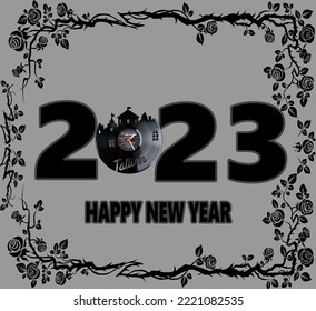 feliz diseño de fondo vectorial de año nuevo blanco celebración de invierno vacaciones grises brillante abstracto color negro moderno feliz víspera festividad diseño abstracto temporada metálica negro verde