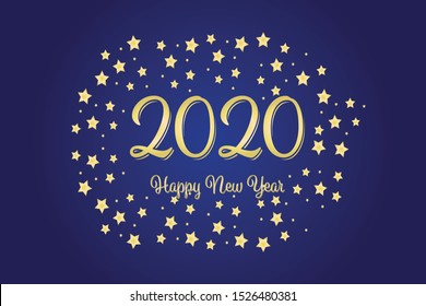 Happy New Year Vector Banner