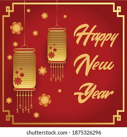 Happy New Year Vector Banner