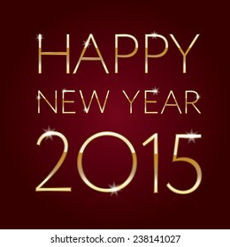 Happy new year - vector banner, card, poster