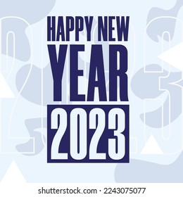 Happy new Year vector card