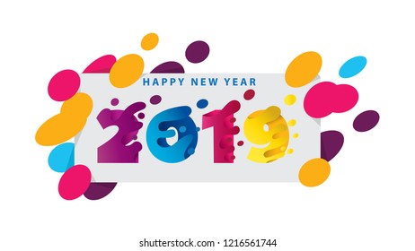 Happy new year Vector Design Background,Eps 10 File Format,CMYK Type Color.