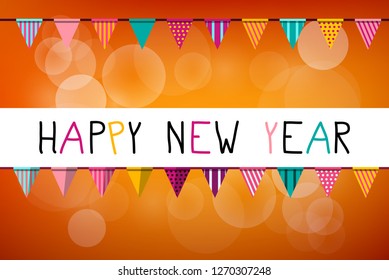 Happy New Year Vector Design