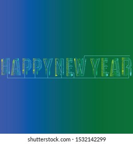 Happy new year Vector Design.