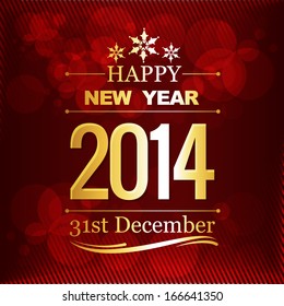 Happy new year vector design illustration