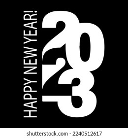 happy new year vector design
