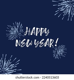 diseño de vector feliz año nuevo