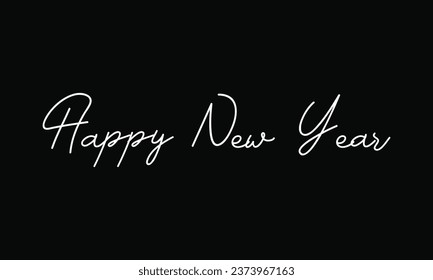 Happy new year vector design