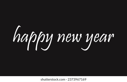 Happy new year vector design
