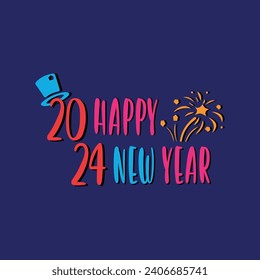 Happy New Year Vector Design