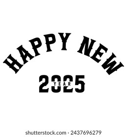 Happy new year vector design