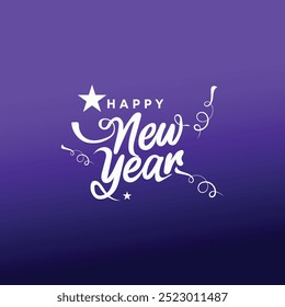 Ilustración de diseño de Vector de año Nuevo feliz