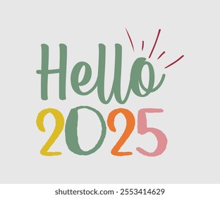 Happy New Year Vector Design, Happy New Year Design, Handmade calligraphy vector illustration, Illustration for prints on t-shirt and bags, posters