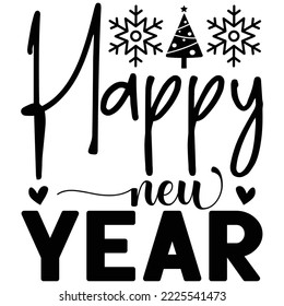 Archivo vectorial de año nuevo feliz
