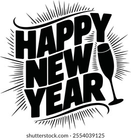 Happy New Year Vector file