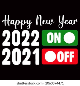 Happy New Year. New year vector graphic prints set, greeting cards, invitations. Good for t-shirt, mug, scrap booking, gift, printing press holiday Vector Illustration.
