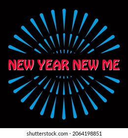 Happy New Year. New year vector graphic prints set, greeting cards, invitations. Good for t-shirt, mug, scrap booking, gift, printing press holiday Vector Illustration.