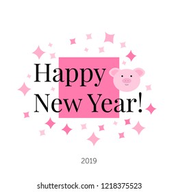  happy new year vector illustration for web